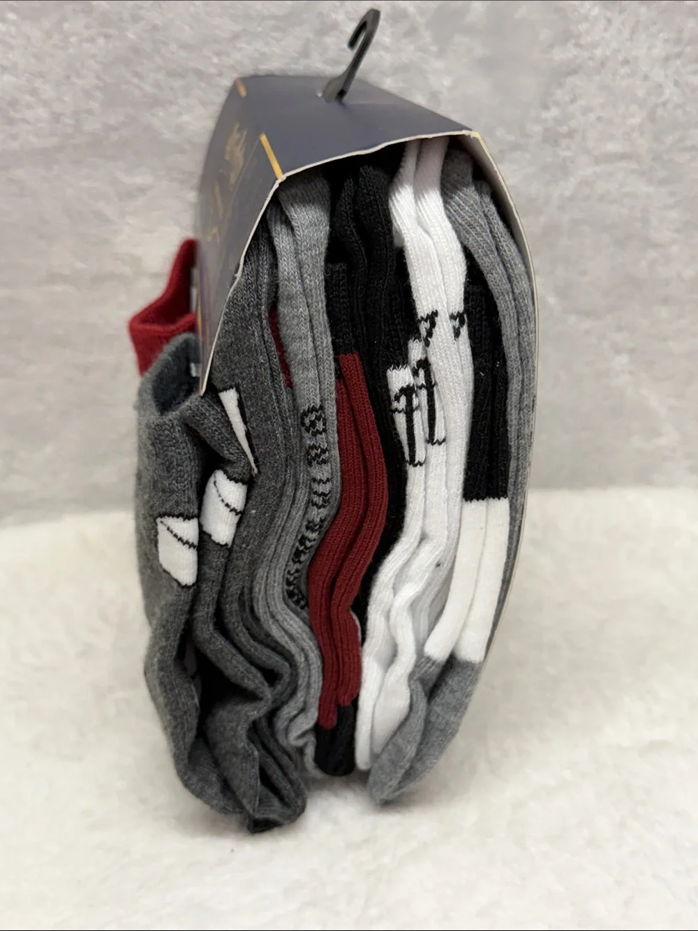 Warner Bros. Harry Potter Shortie Crew Socks - Red, Gray & Black
